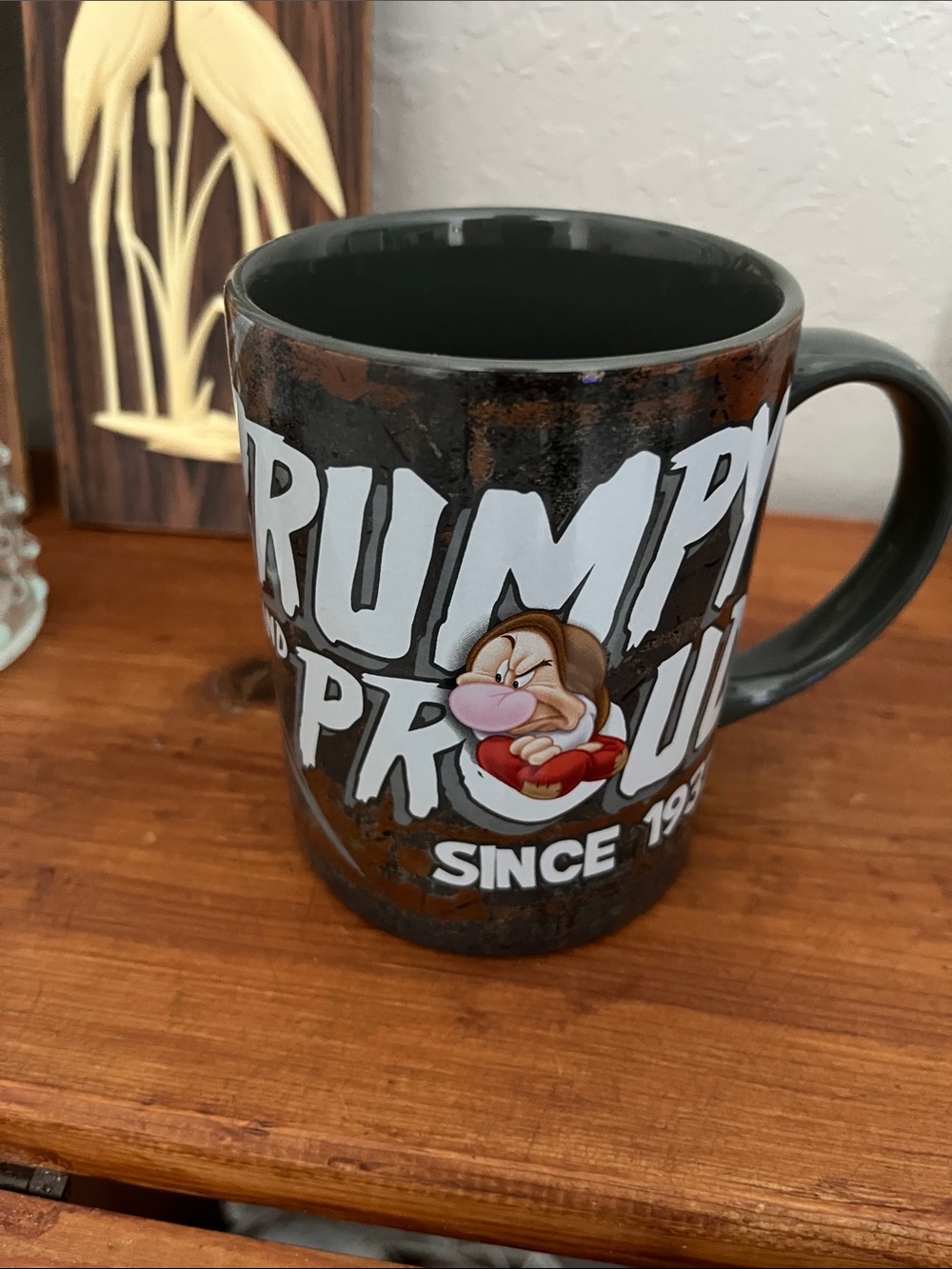 Jerry Leigh Disney Grumpy 14oz Proud Ceramic Coffee Mug -